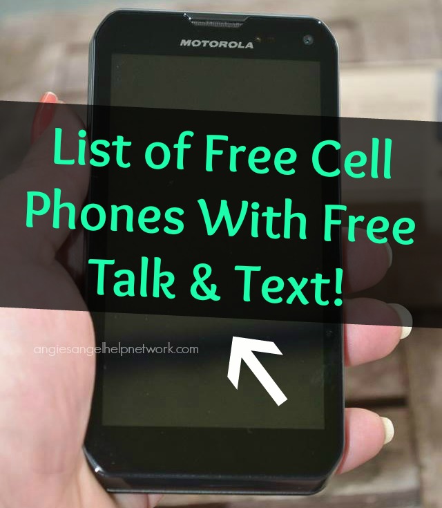 List of Free Cell Phones With Free Talk and Text